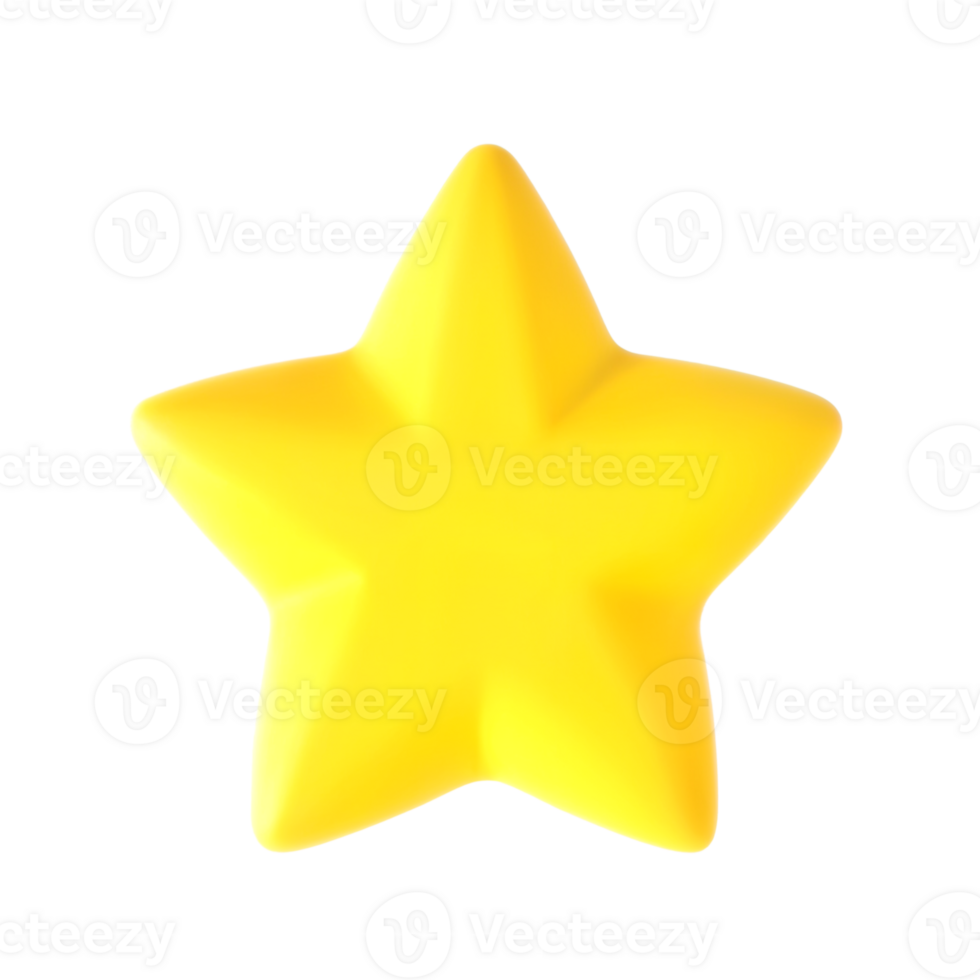 Bright yellow star toy for playful activities and educational games png