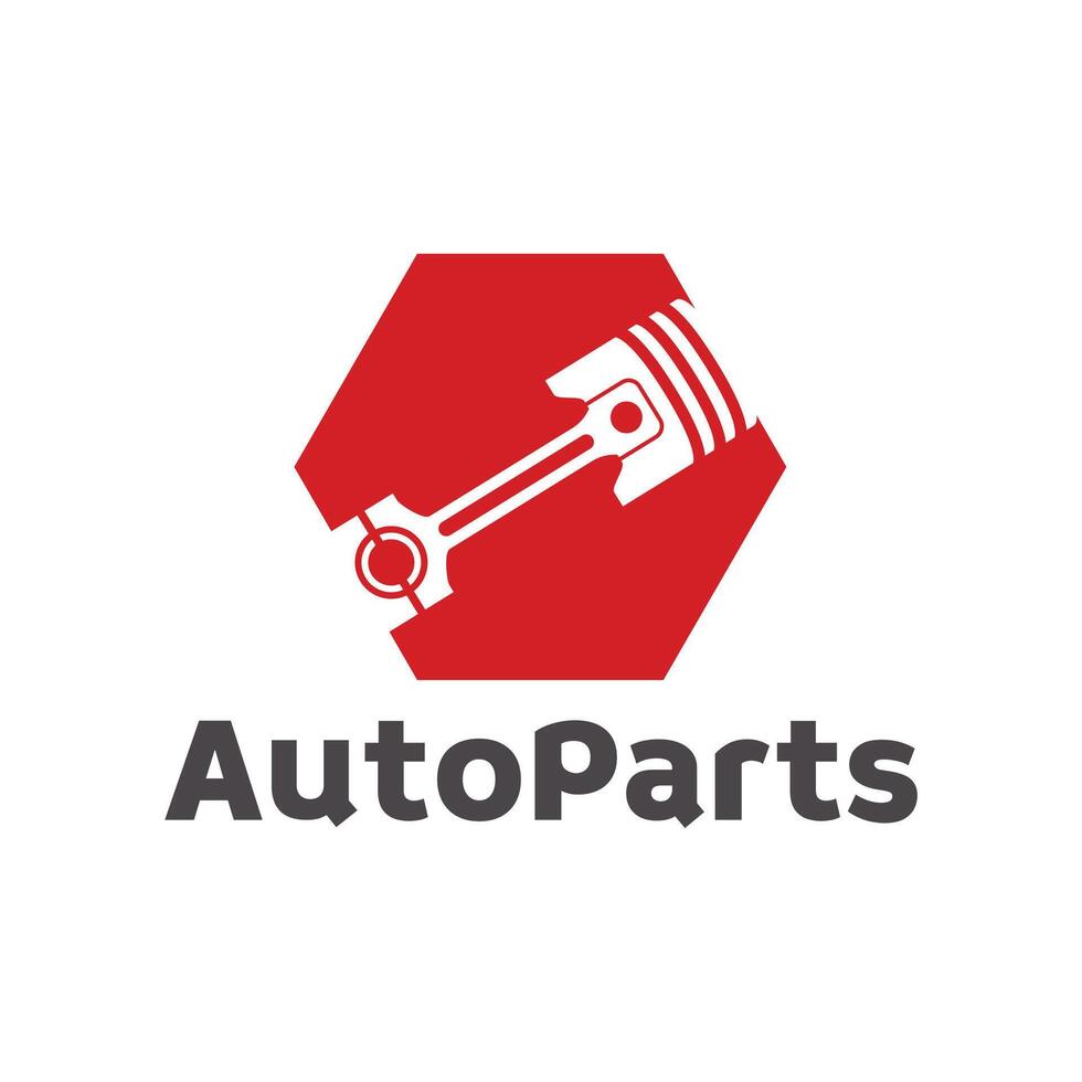 The logo for auto parts vector
