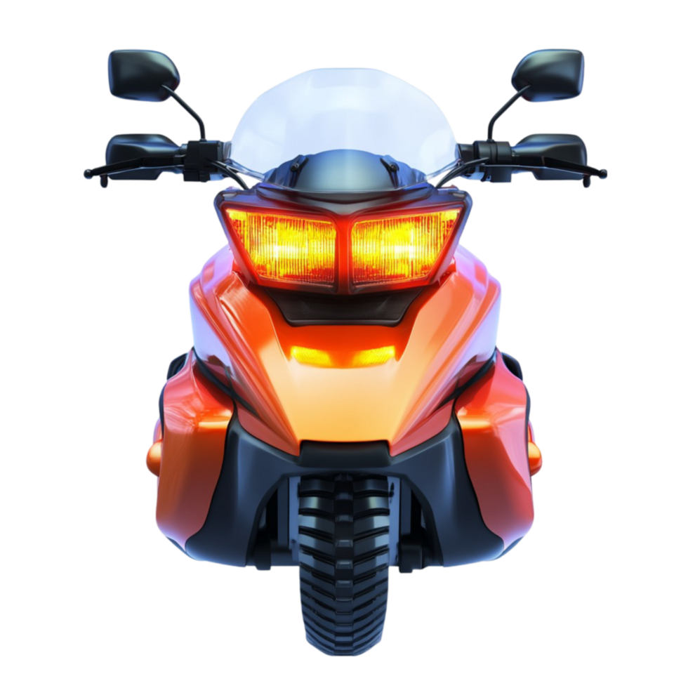 motorcycle on transparent background png