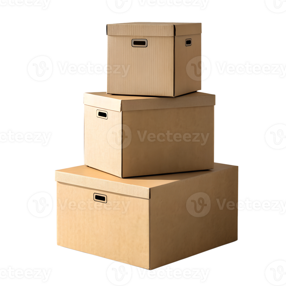 Brown Boxes for Retail and Wholesale Shipping png