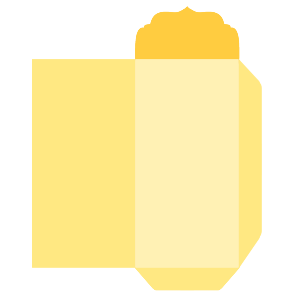 Yellow Ramadan Envelope png