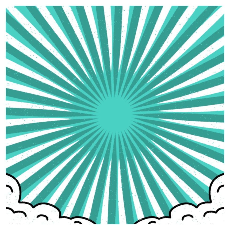 Turquoise Comic Background png