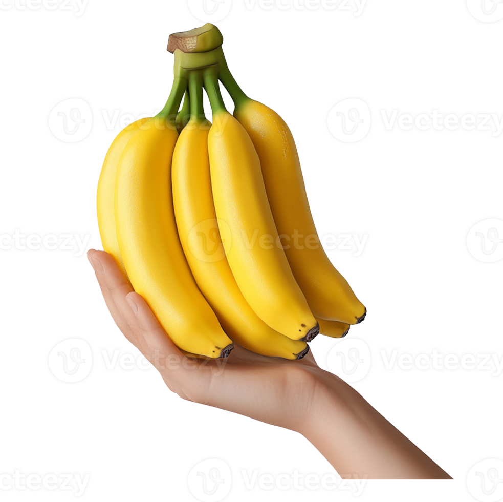Banana Held Hand png