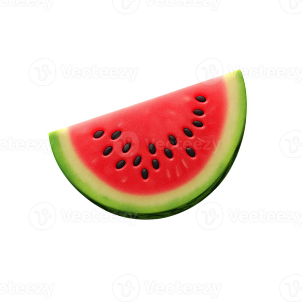 Fresh watermelon slice. png