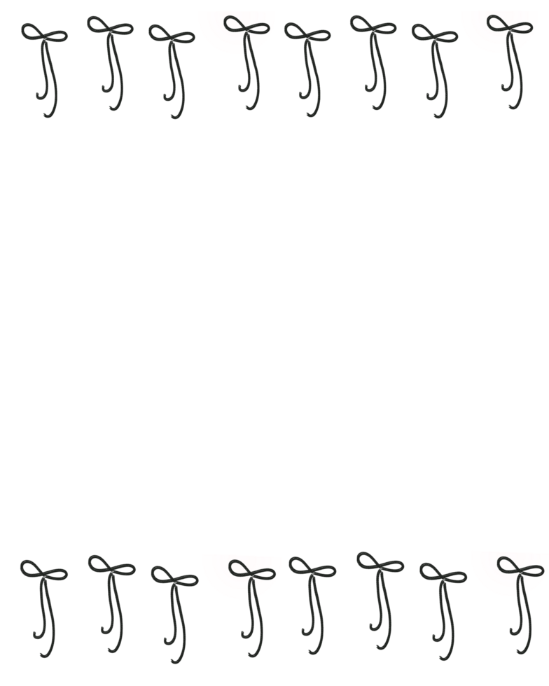 Black Coquette Frame png