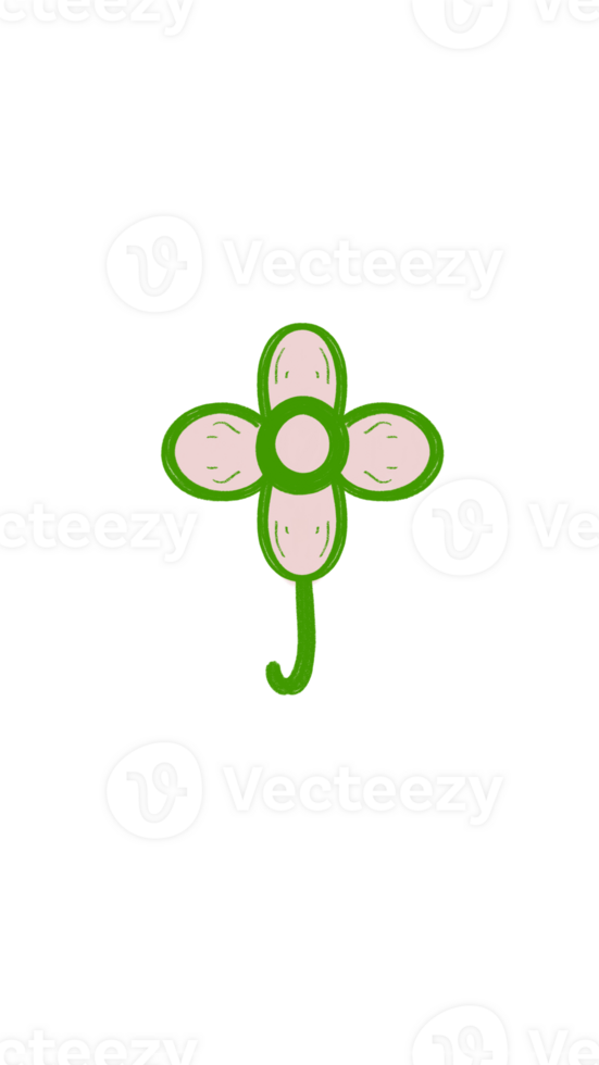 Floral Hanger in Green png