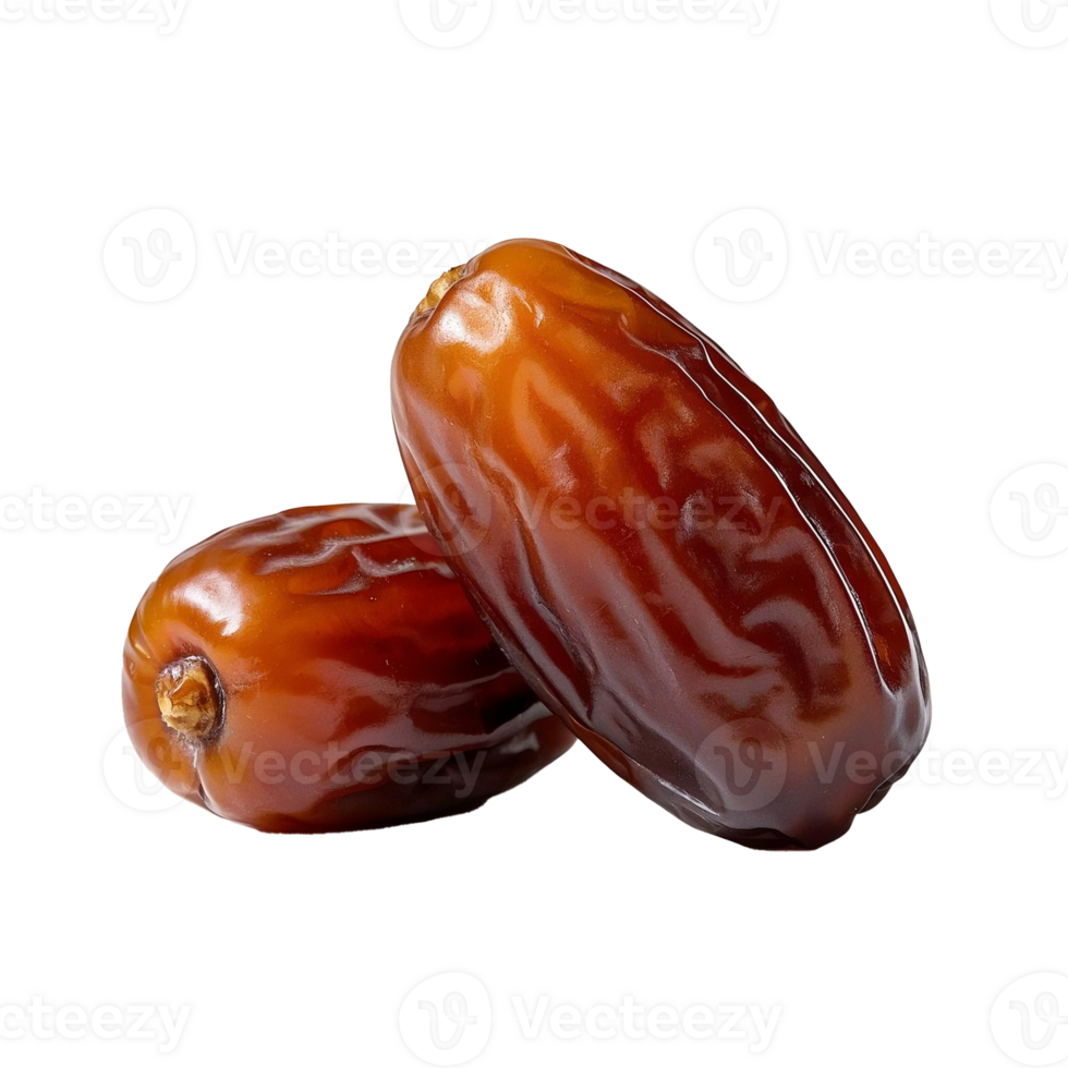 Close-Up Of Stacked Medjool Dates With Transparent Background png