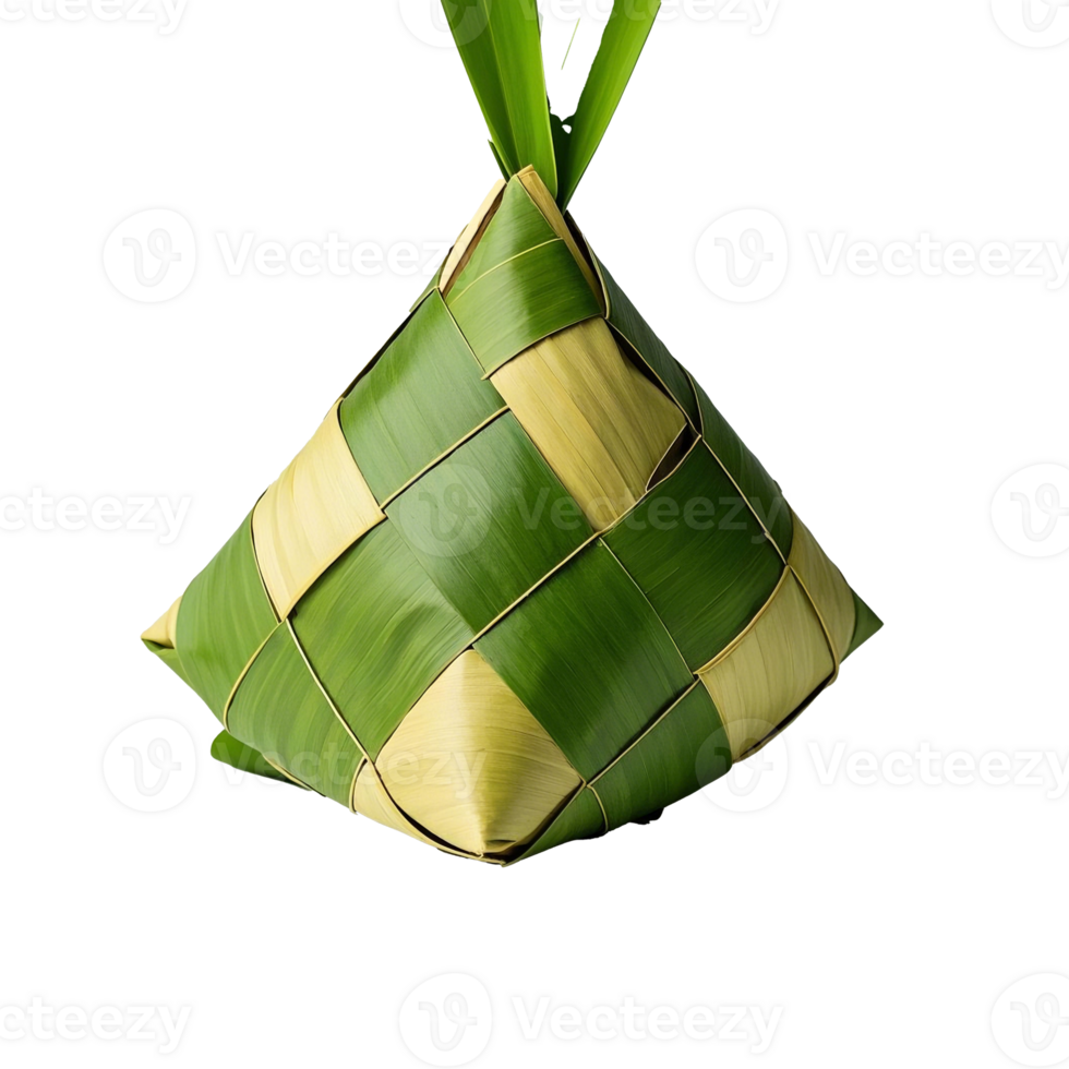 Close Up Of Traditional Ketupat On Transparent Background png