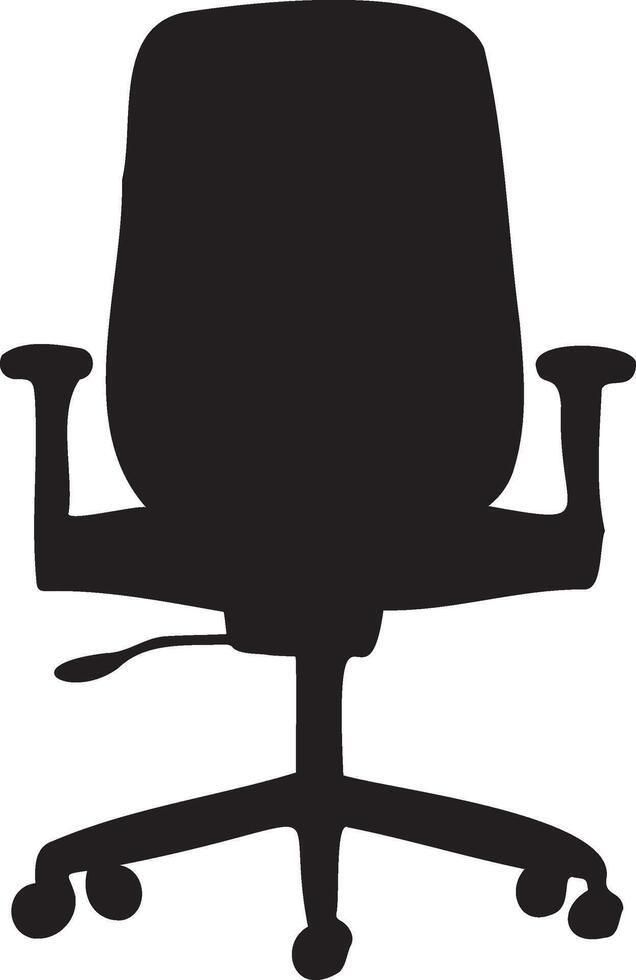 Chair silhouette design vector