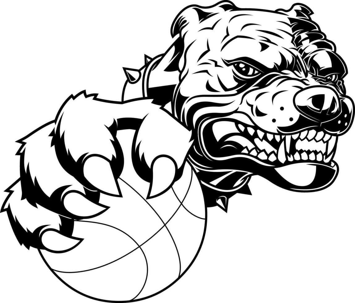 Champion Pitbull Athlete Showing Off Strength and Determination vector