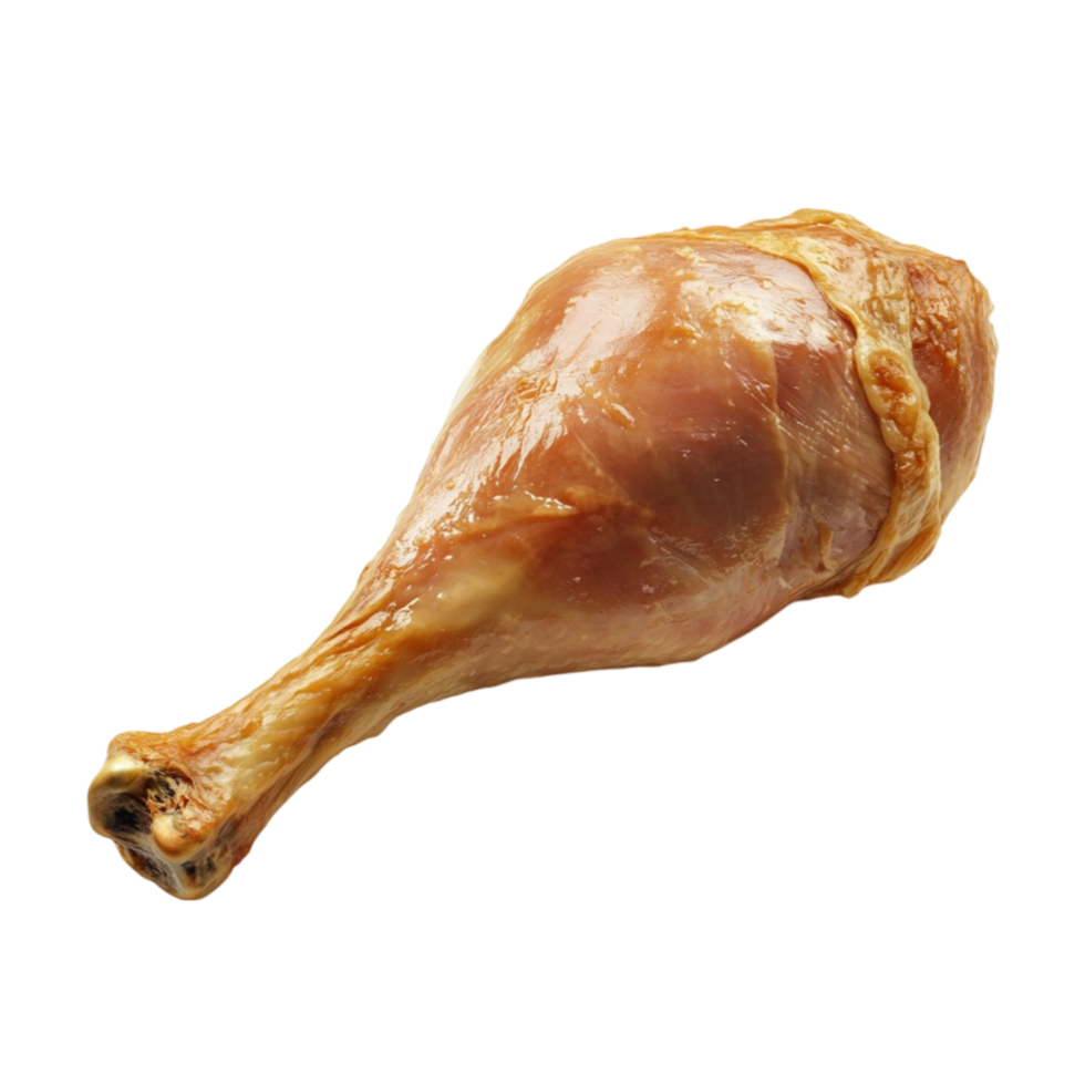 Golden Roasted Chicken with Fresh Rosemary Sprigs, Ready to Serve on a Transparent Background png