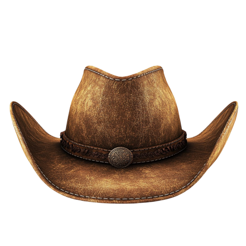 Traditional Cowboy Hat on a Transparent Background png