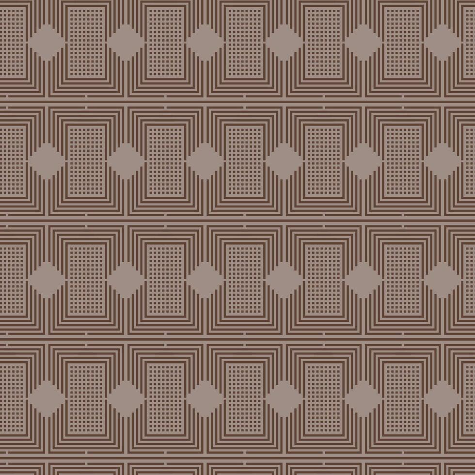 abstract seamless pattern geometric brown lines and squares. Abstract background. vector
