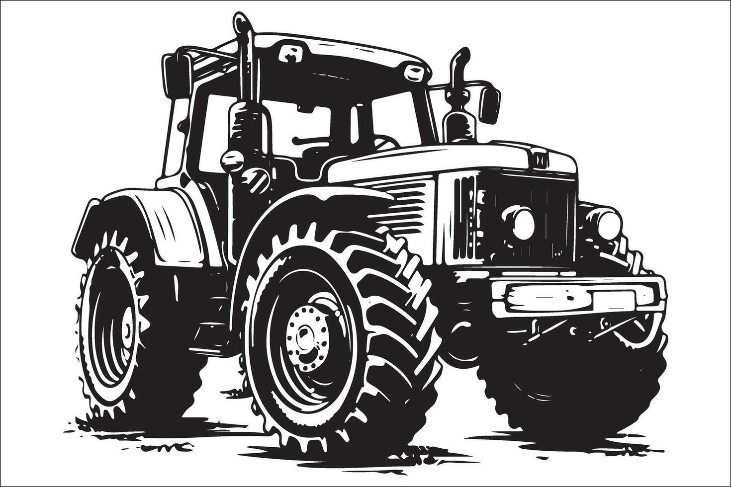 Tractor Lover Design vector