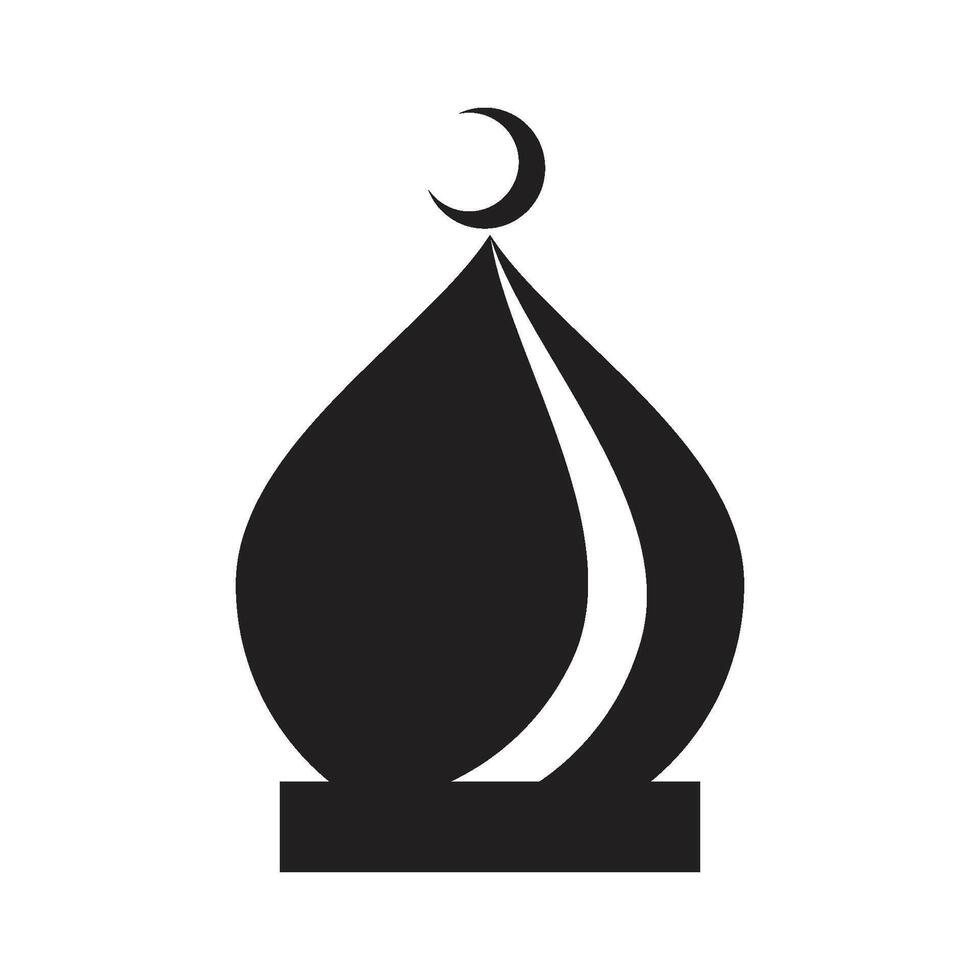 Mosque islamic Religious icon vector