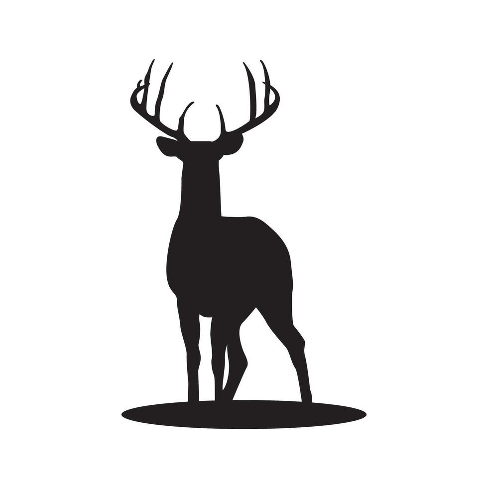 Deer Silhouette Clip Art vector