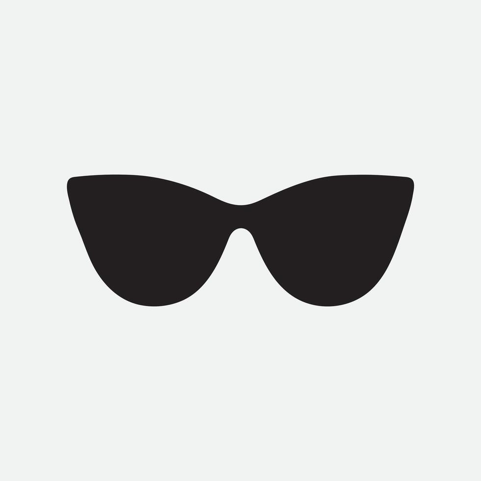 sunglasses icon on white background vector