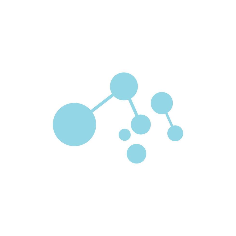 Molecule symbol logo template vector