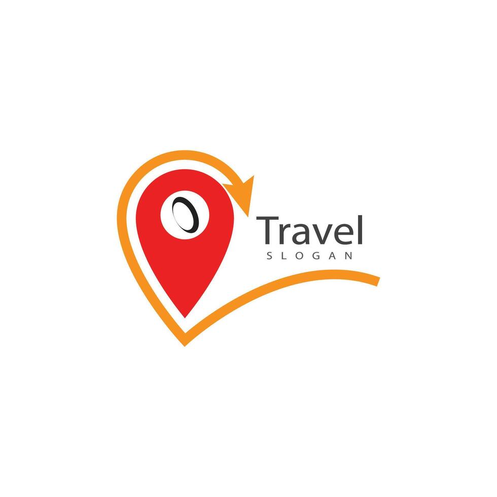 Posision Location point Logo template vector