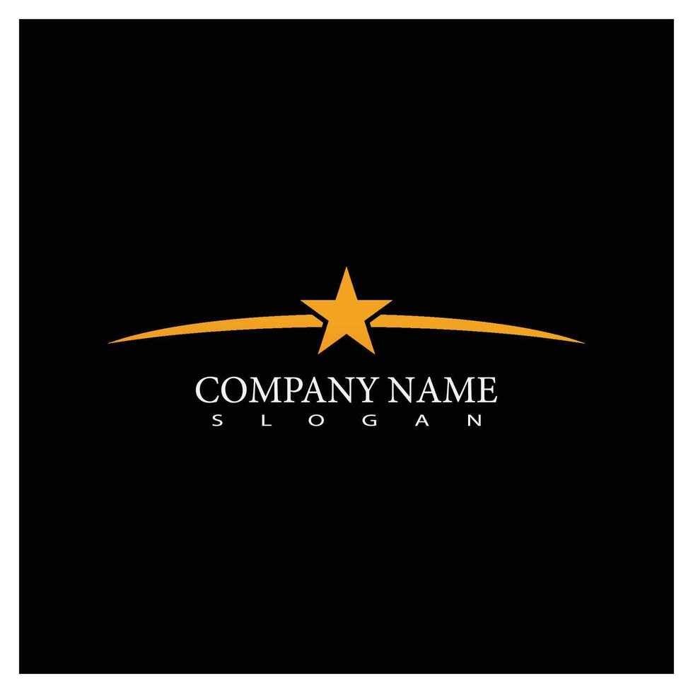 Star logos and design vector