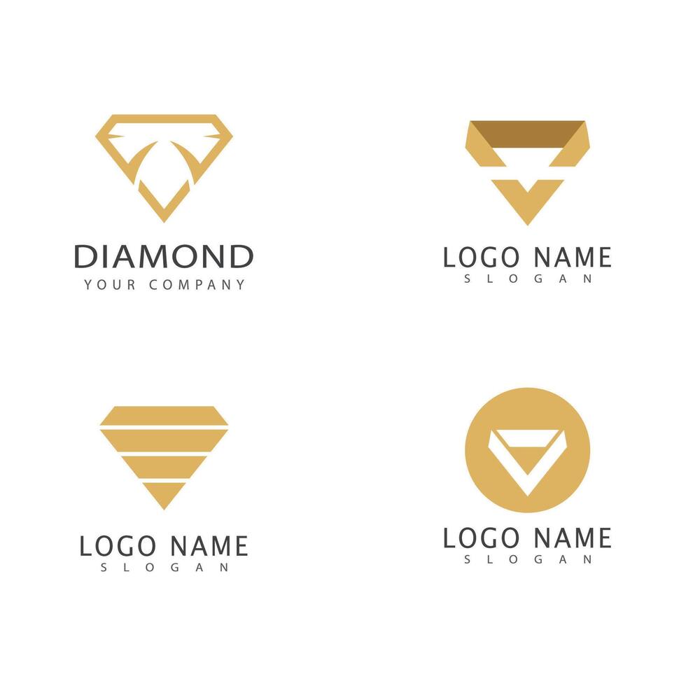 Diamond logo and symbol design vector