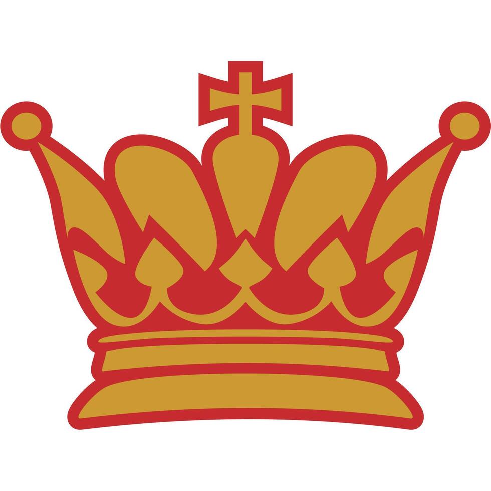 Royal Gold Crown illustration vector