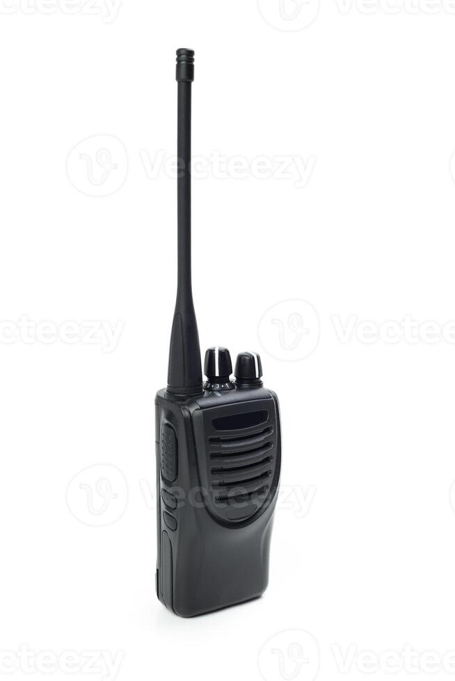 Compact handheld radio designed for clear communication during outdoor activities and events in various settings photo