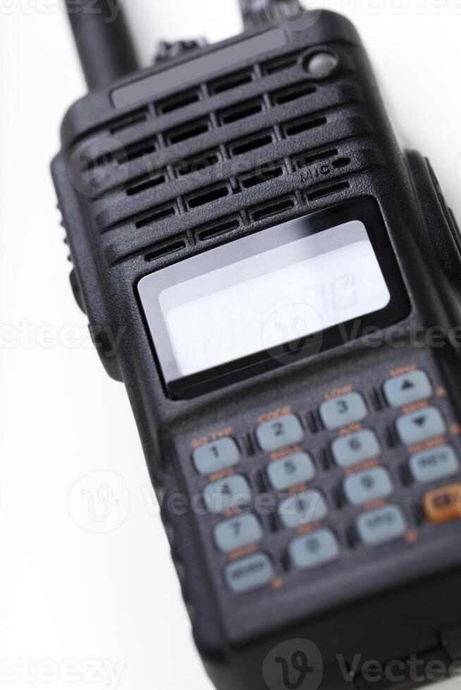 High-quality portable radio used for communication in various settings and situations photo