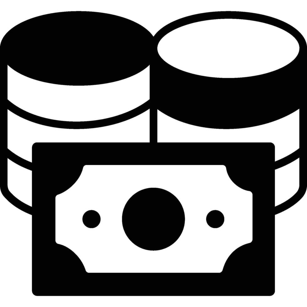 money illustration with isolated background vector
