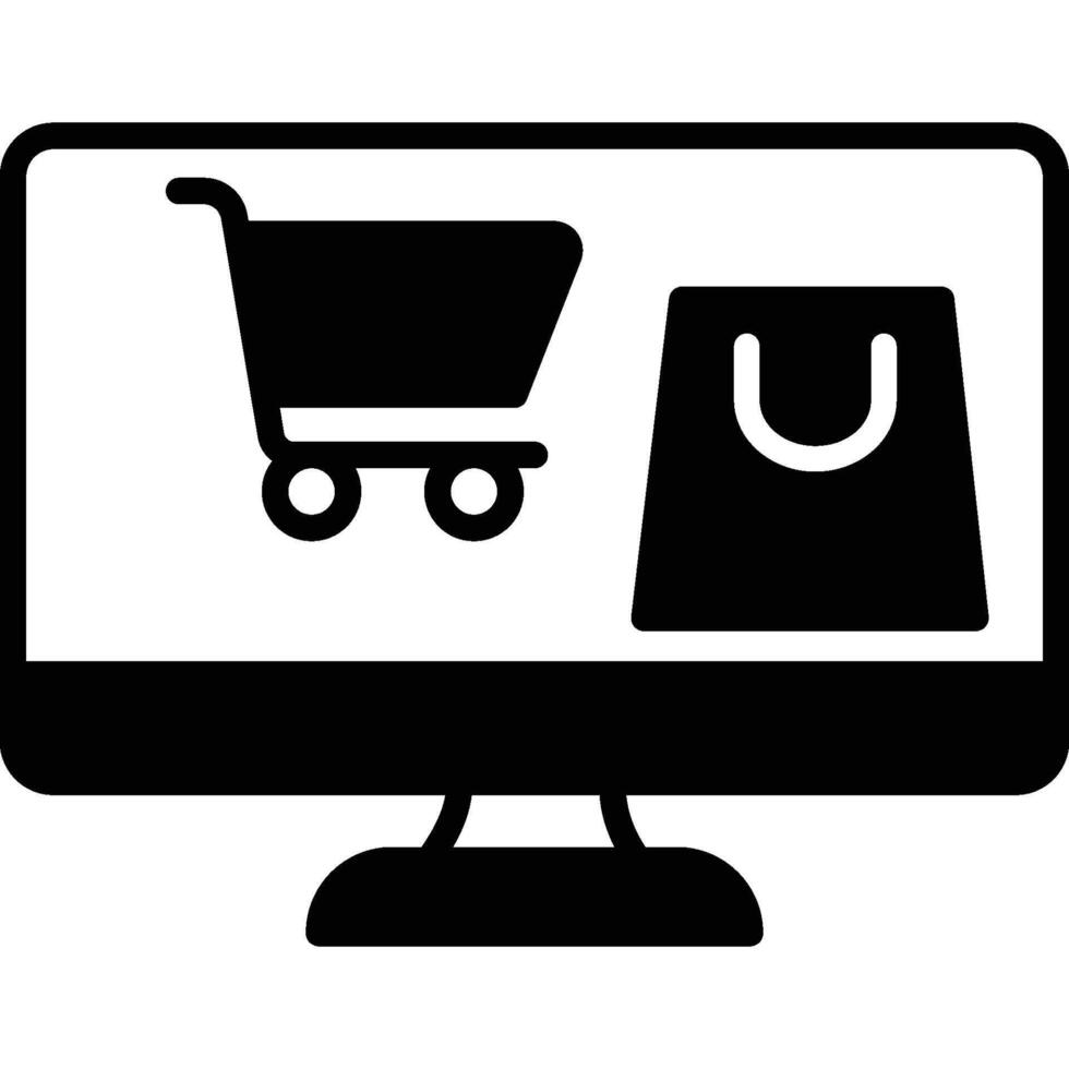 Online illustration with isolated background vector