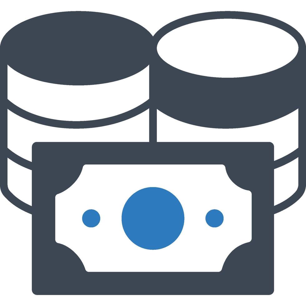 Currency illustration with isolated background vector