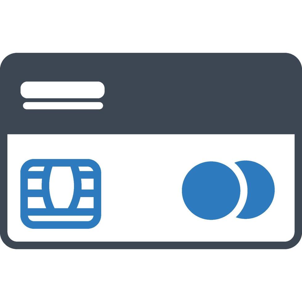 Credit Card illustration with isolated background vector