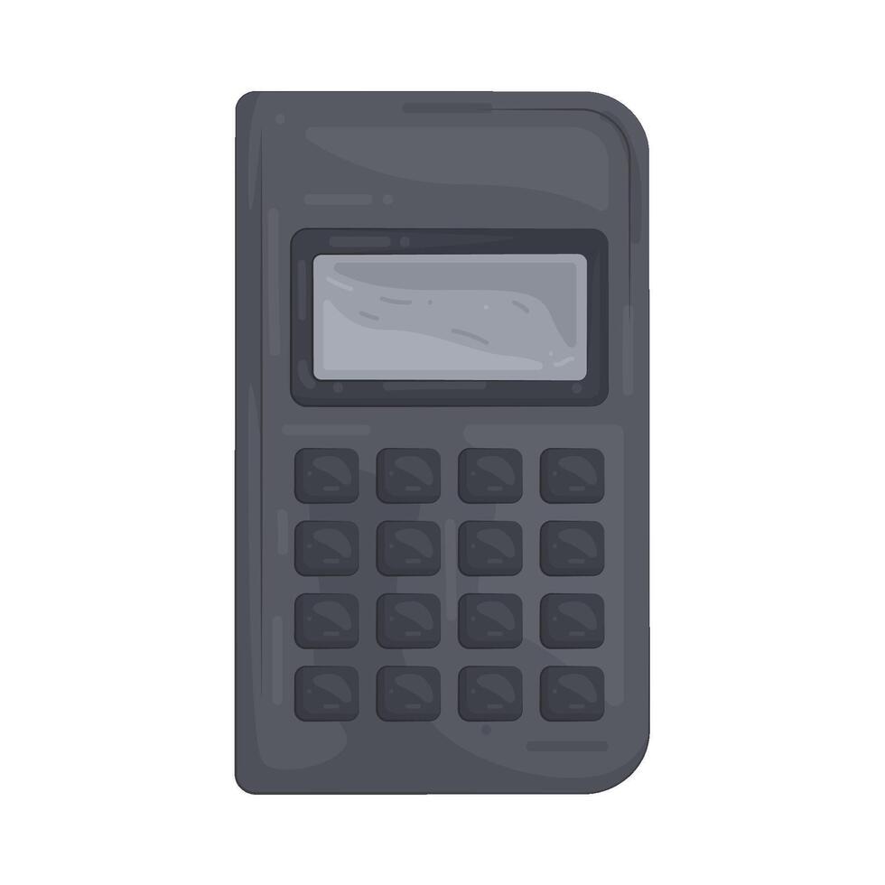 credit card machine vector