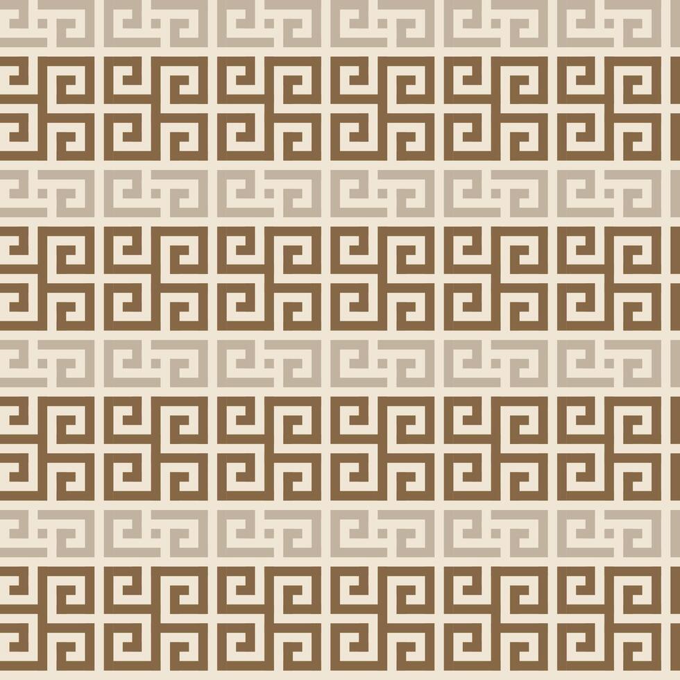Greek key seamless pattern, greecian background. Decorative ancient meander, athens border ornament set with repeated geometric motif vector