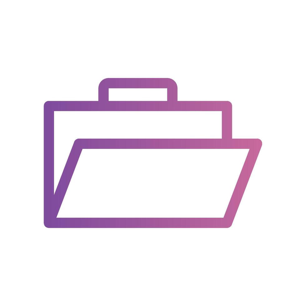 A simple icon for the theme, open portfolio vector