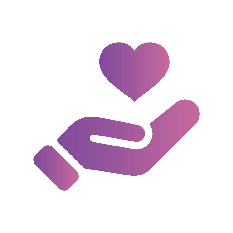 A straightforward icon for the hand, help vector