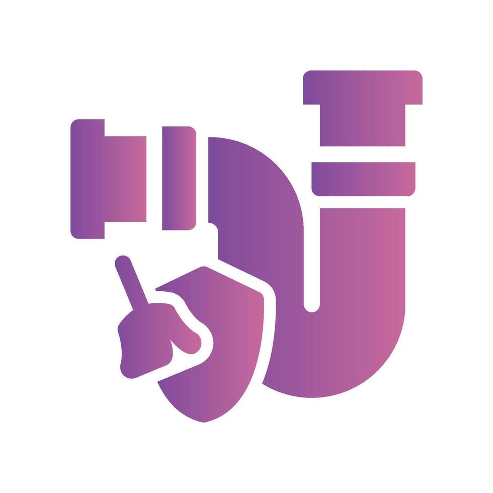 A straightforward icon for the sewer cleaning vector
