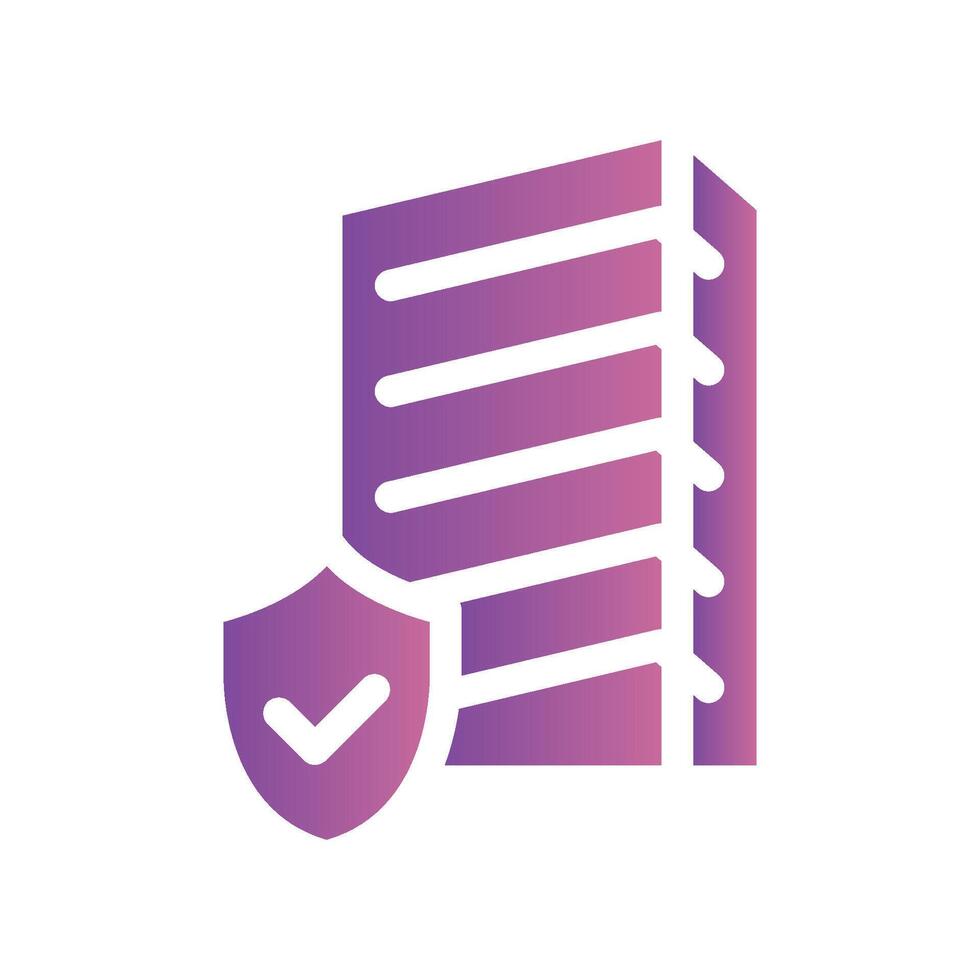 A straightforward icon for the home insurance vector