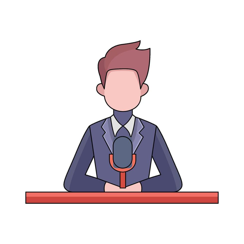 illustration of Guest Speaker vector