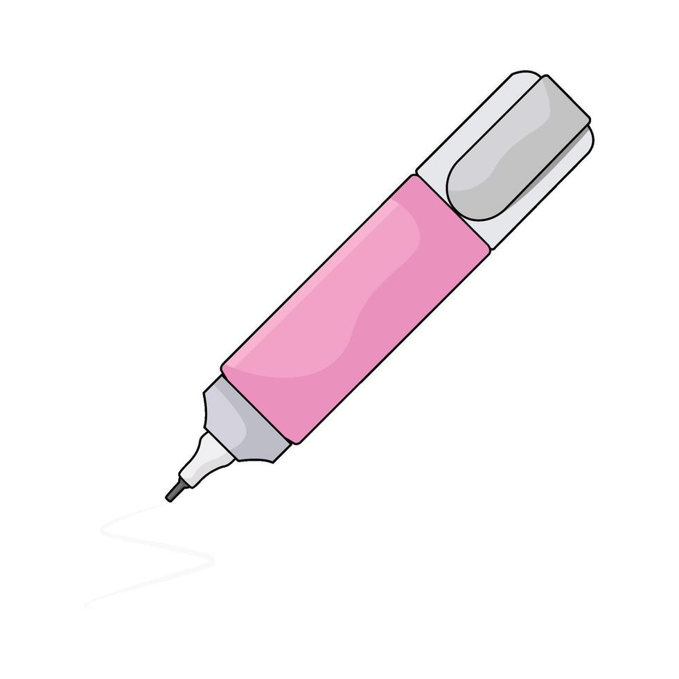 illustration of correction fluid vector