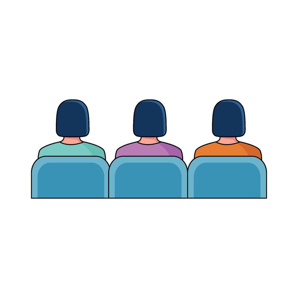 illustration of Audience vector