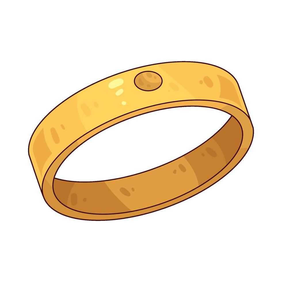 gold rings illustration vector