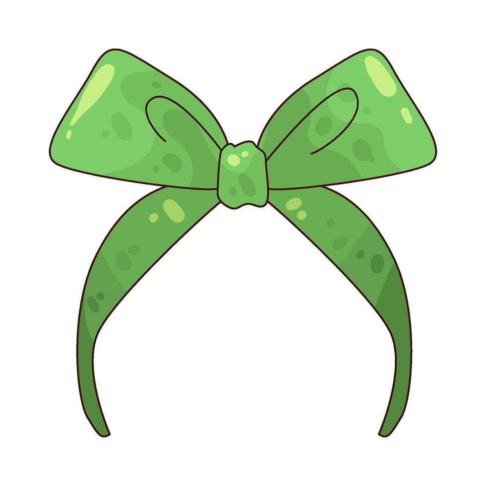 green headband illustration vector