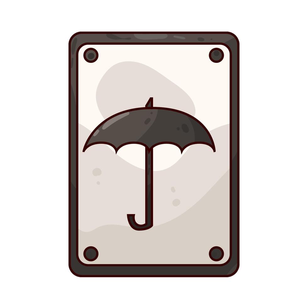 keep dry symbol vector