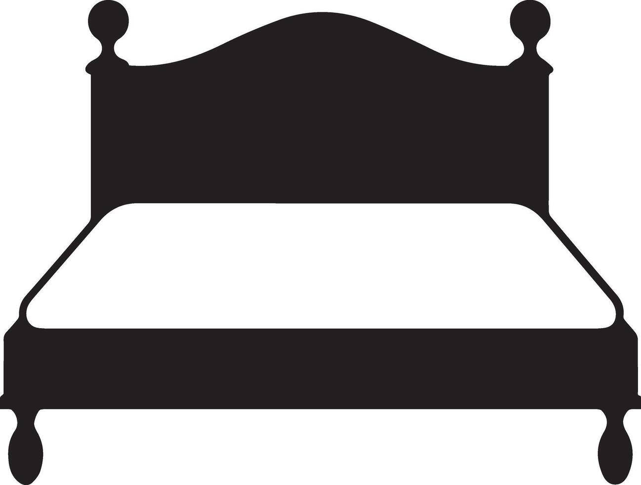 bed icon illustration vector