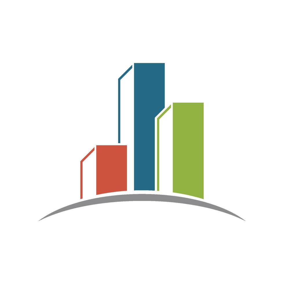 Skyline Property Logo Template Illustration Design. EPS 10. vector