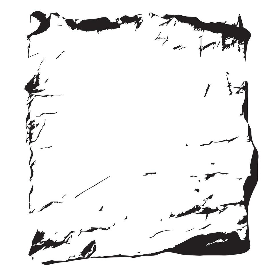 Torn and scratched paper grunge background for old-style designs vector