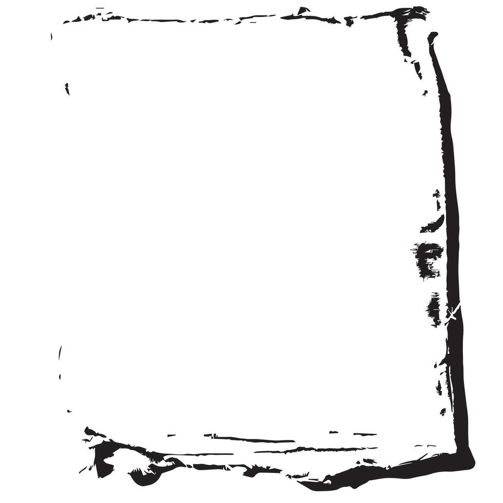 Torn and wrinkled paper grunge texture for handmade effects vector