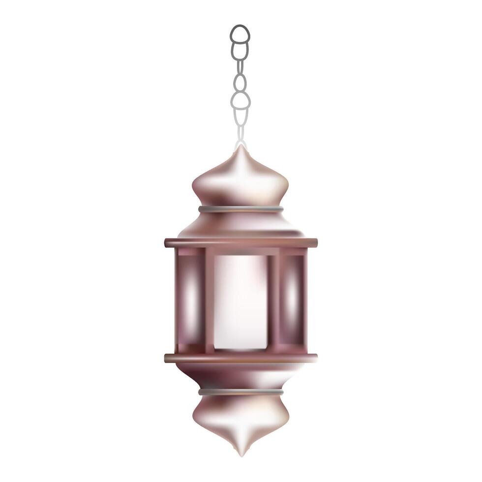 3d lantern islamic design-06 vector