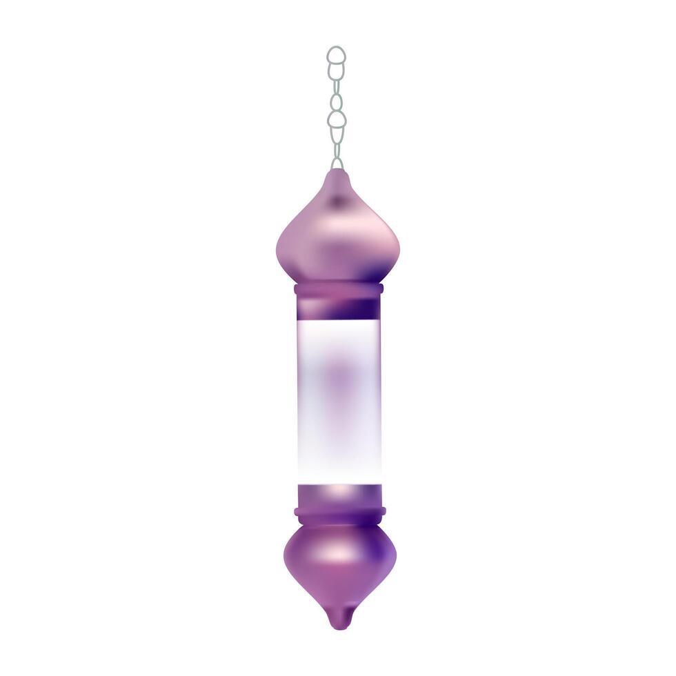 3d lantern islamic design-07 vector